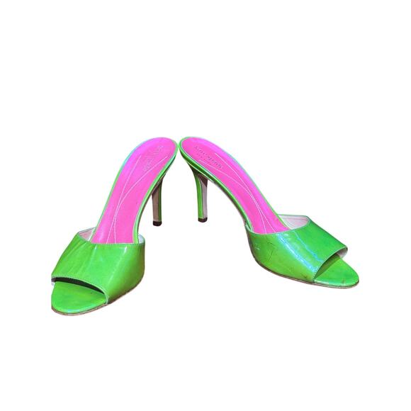 Vintage Kate spade stilleto open toe heels size 9.5 - Picture 7 of 8